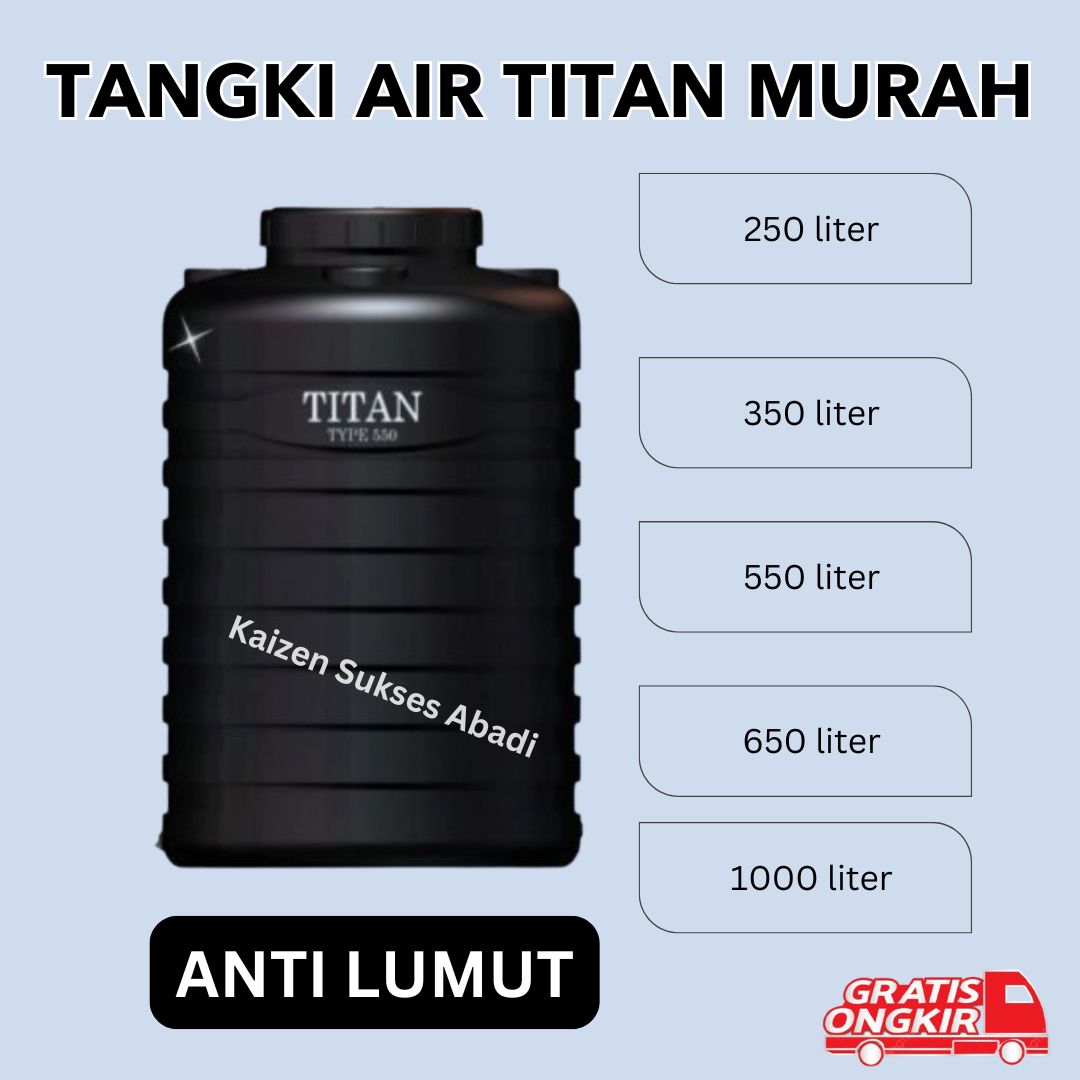 toko supplier jual tandon tangki toren air atas rumah plastik merek tedmond grand titan ani lumut 250 200 350 300 550 500 650 600 800 1000  1100 liter termurah terdekat di surabaya sidoarjo gresik jawa timur tengah barat jabodetabek bali