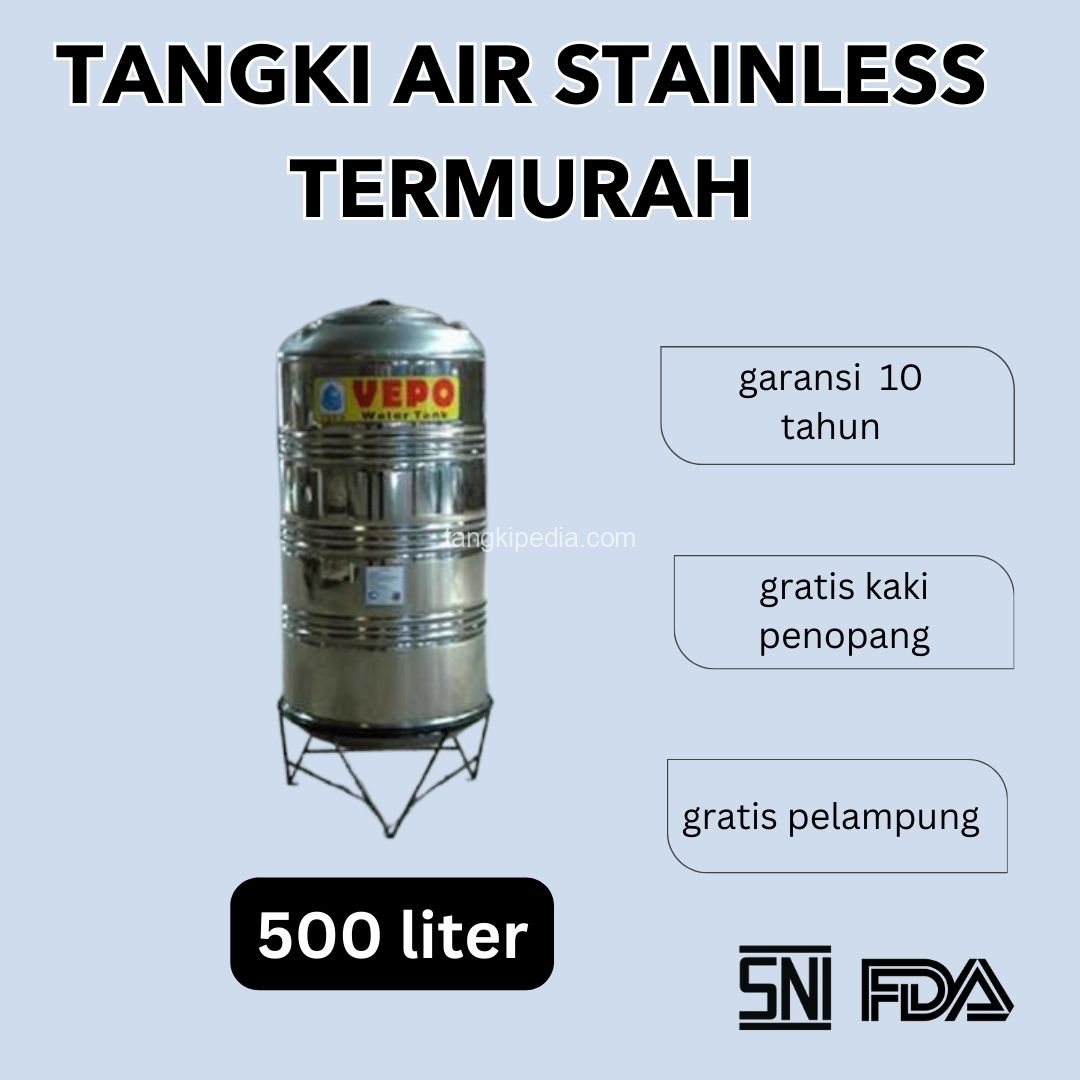 toko supplier jual tandon tangki toren air atas rumah stainless stenlis steel merek airstar LS 650 750 1500 2000 300 400 350 500 550 600 700 1100 1700 liter termurah terdekat di surabaya sidoarjo gresik jawa timur