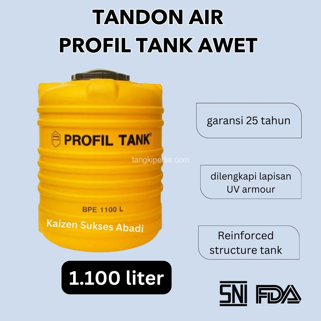 toko supplier jual tandon tangki toren air atas rumah plastik merk profil tank BPE 520 500 550 700 650 750 1100 1000 1200 2000 2200 liter anti lumut kualitas penguin mpoin termurah terdekat di surabaya sidoarjo gresik jawa timur