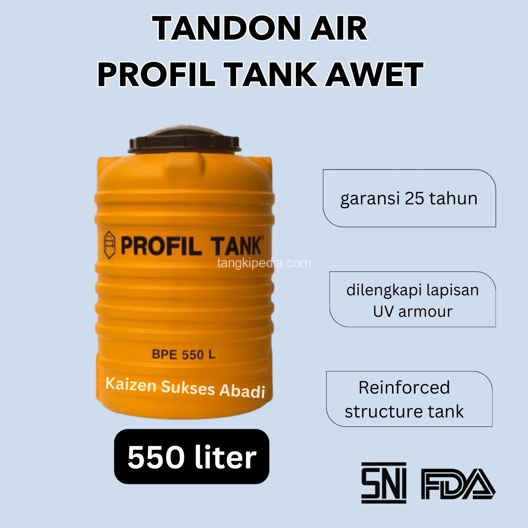 toko supplier jual tandon tangki toren air atas rumah plastik merk profil tank BPE 520 500 550 700 650 1100 1000 1200 2000 2200 liter anti lumut kualitas penguin mpoin termurah terdekat di surabaya sidoarjo gresik jawa timur