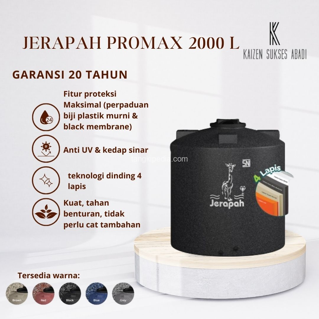 toko supplier jual tandon tangki toren air atas rumah plastik merk jerapah promax diamond TBJP 520 500 550 650 600 750 775 800 1100 1200 1000 2000 5000 liter anti lumut kualitas penguin mpoin termurah terdekat di surabaya sidoarjo gresik jawa timur tengah