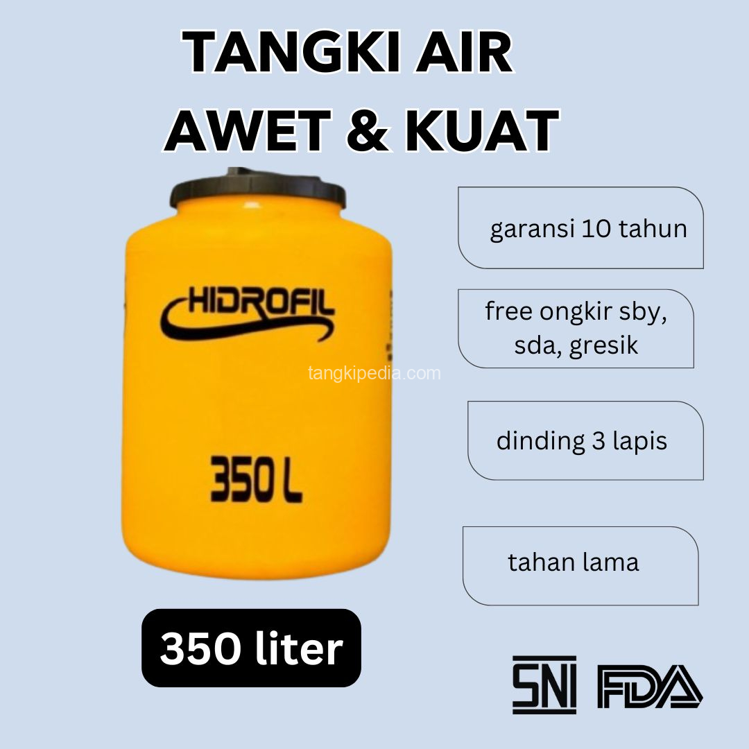  toko supplier jual tandon tangki toren air atas rumah plastik merek hidrofil 270 250 200 350 300 320 550 500 600 650 700 1100 1000 1200 2200 2000 3300 3000 5300 5000 5500 liter anti lumut kualitas penguin mpoin termurah terdekat di surabaya sidoarjo gresik jawa timur tengah barat jabodetabek 