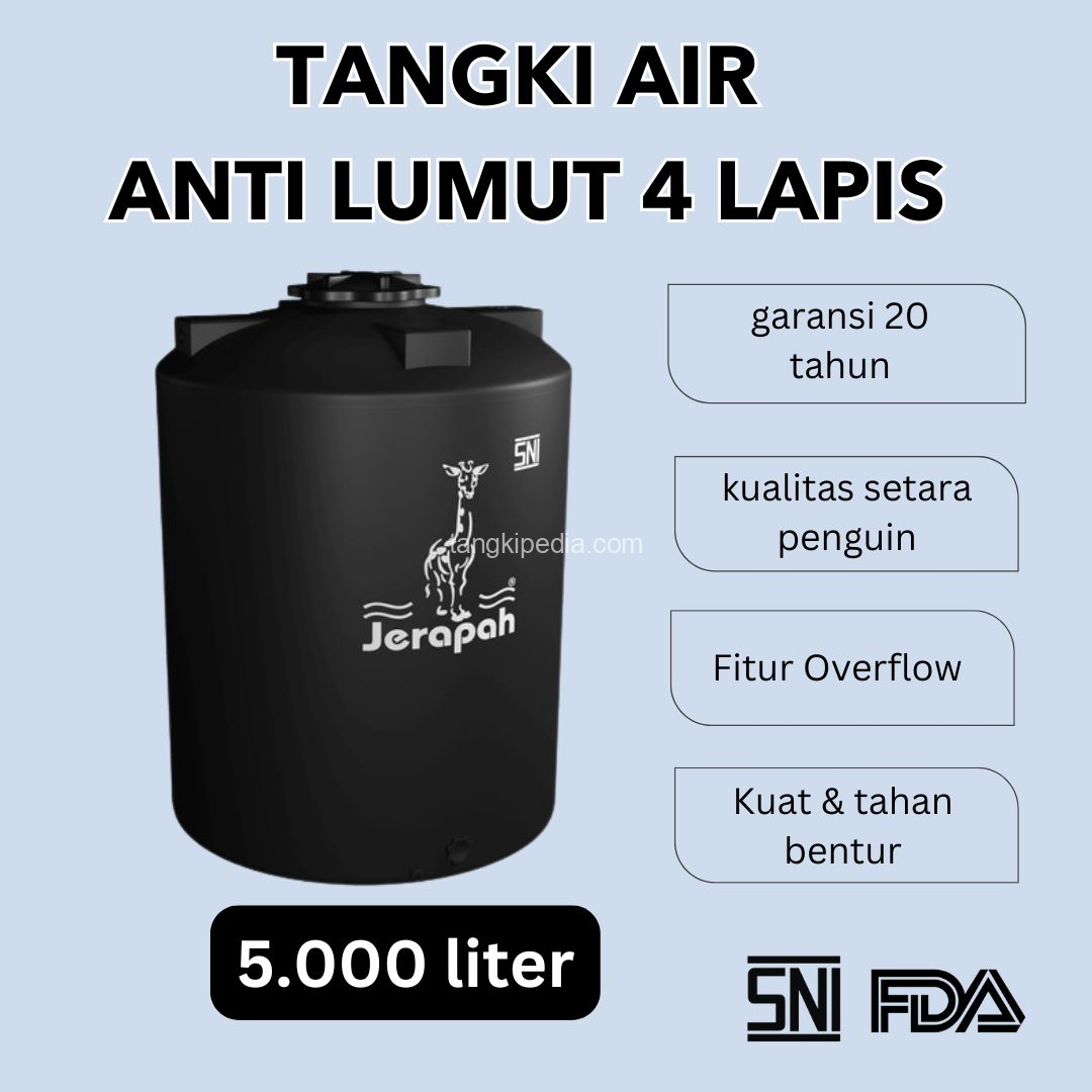 toko supplier jual tandon tangki toren air atas rumah plastik merk jerapah classic reguler regular TBJ 520 500 550 650 600 750 775 800 1100 1200 1000 2000 5000 liter anti lumut kualitas penguin mpoin termurah terdekat di surabaya sidoarjo gresik jawa timur tengah