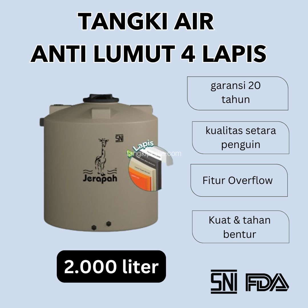 toko supplier jual tandon tangki toren air atas rumah plastik merk jerapah classic reguler regular TBJ 520 500 550 650 600 750 775 800 1100 1200 1000 2000 5000 liter anti lumut kualitas penguin mpoin termurah terdekat di surabaya sidoarjo gresik jawa timur tengah