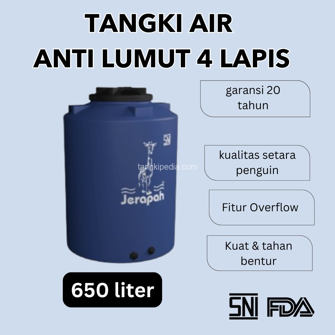 toko supplier jual tandon tangki toren air atas rumah plastik merk jerapah classic reguler regular TBJ 520 500 550 650 600 750 775 800 1100 1200 1000 2000 5000 liter anti lumut kualitas penguin mpoin termurah terdekat di surabaya sidoarjo gresik jawa timur tengah